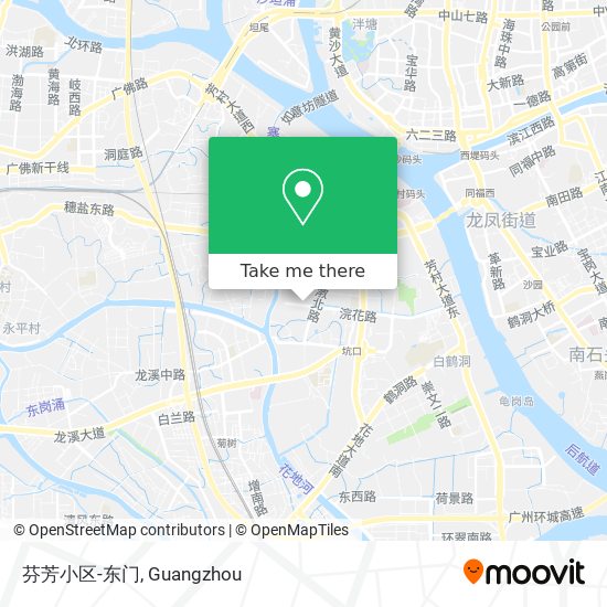 芬芳小区-东门 map