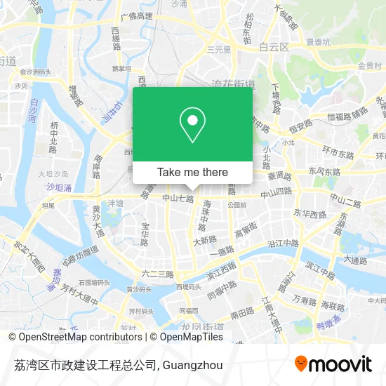 荔湾区市政建设工程总公司 map