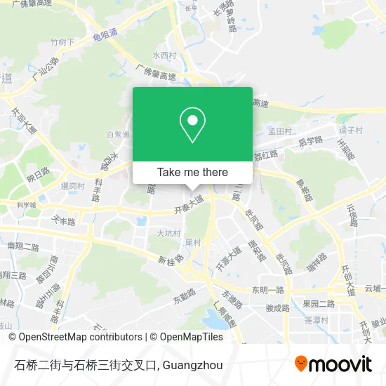 石桥二街与石桥三街交叉口 map