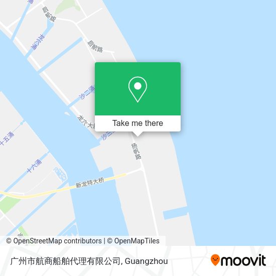 广州市航商船舶代理有限公司 map