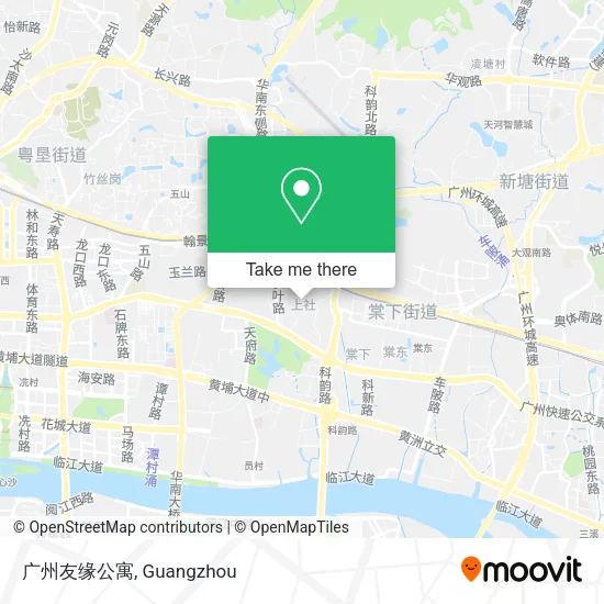 广州友缘公寓 map
