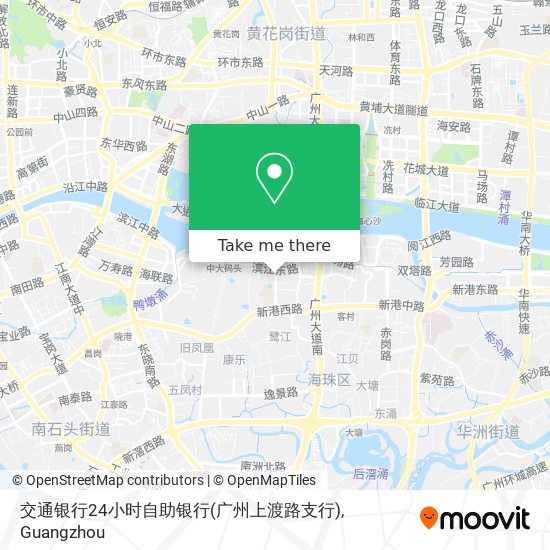 交通银行24小时自助银行(广州上渡路支行) map