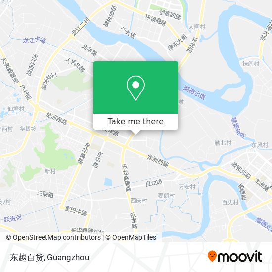 东越百货 map