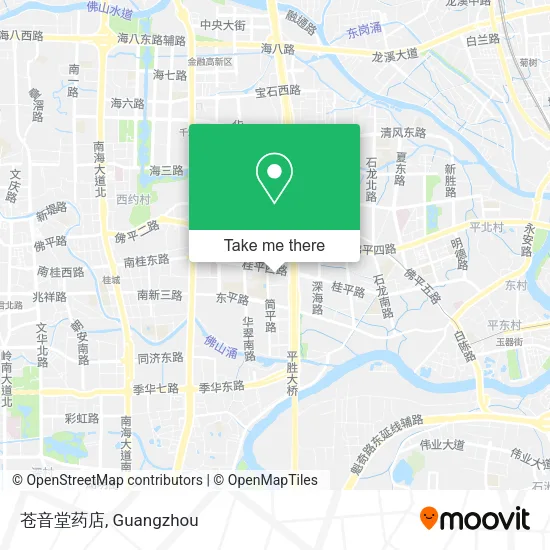 苍音堂药店 map