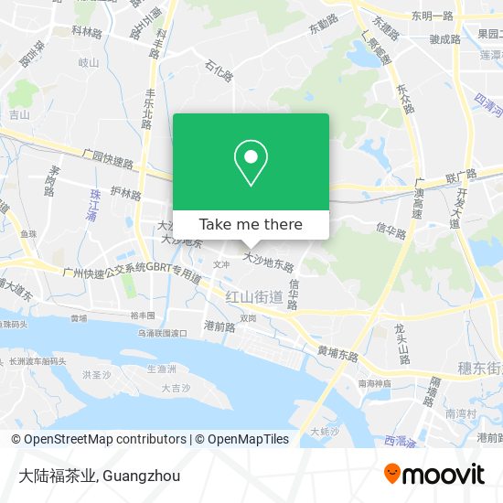 大陆福茶业 map