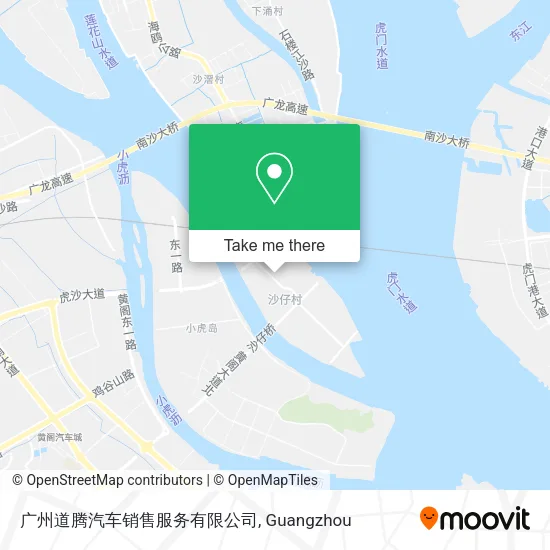 广州道腾汽车销售服务有限公司 map