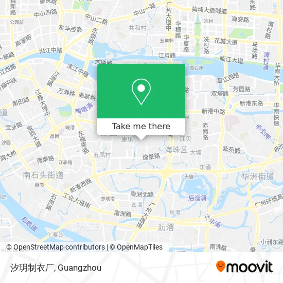 汐玥制衣厂 map