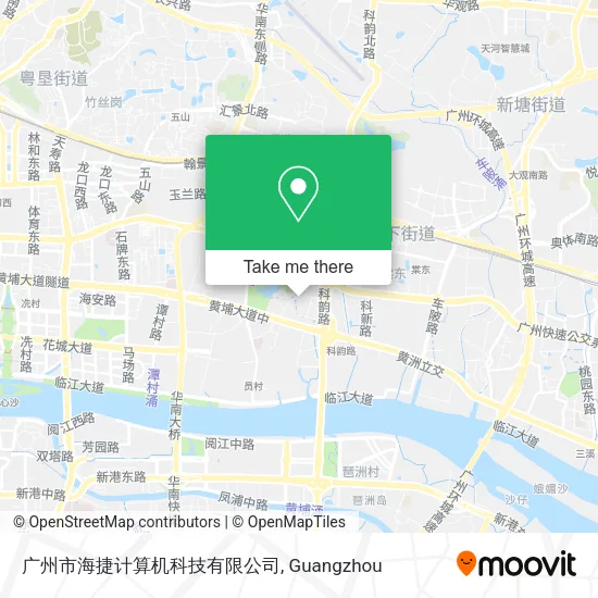 广州市海捷计算机科技有限公司 map