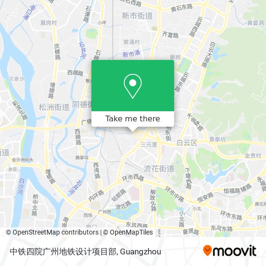 中铁四院广州地铁设计项目部 map