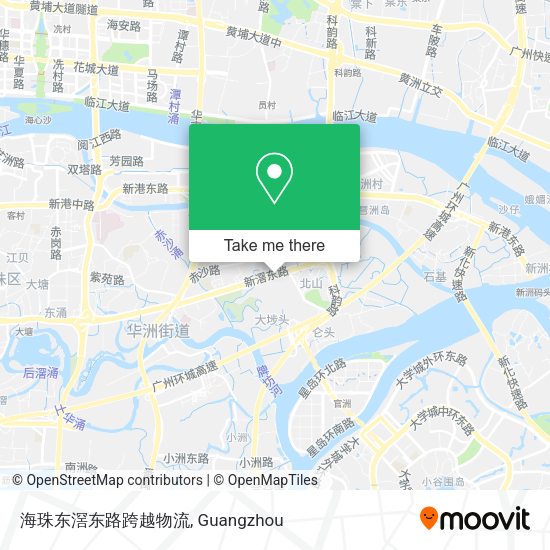海珠东滘东路跨越物流 map