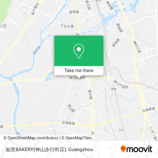 如意BAKERY(神山步行街店) map