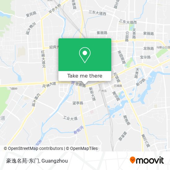 豪逸名苑-东门 map