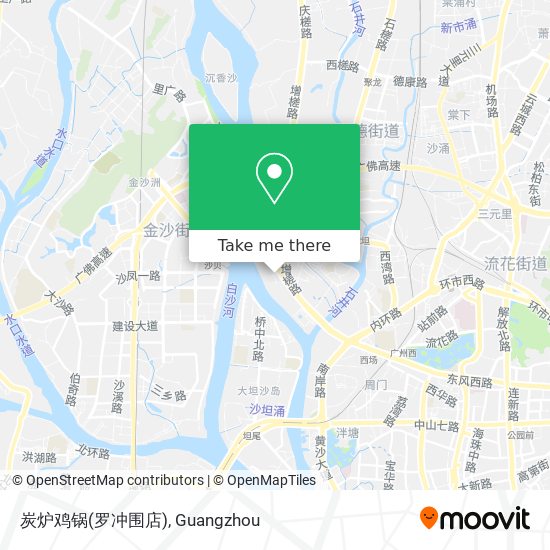 炭炉鸡锅(罗冲围店) map
