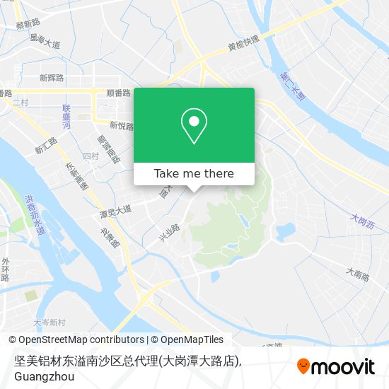 坚美铝材东溢南沙区总代理(大岗潭大路店) map
