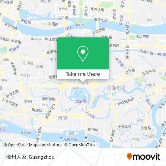 潮州人家 map