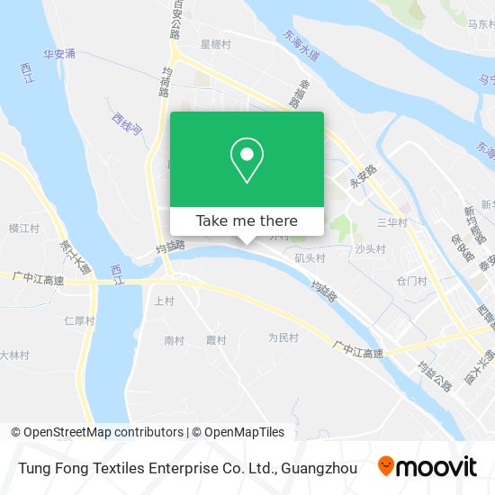 Tung Fong Textiles Enterprise Co. Ltd. map