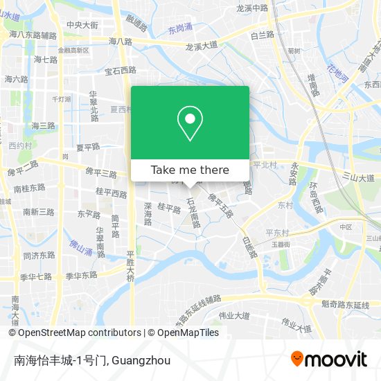 南海怡丰城-1号门 map