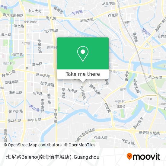 班尼路Baleno(南海怡丰城店) map