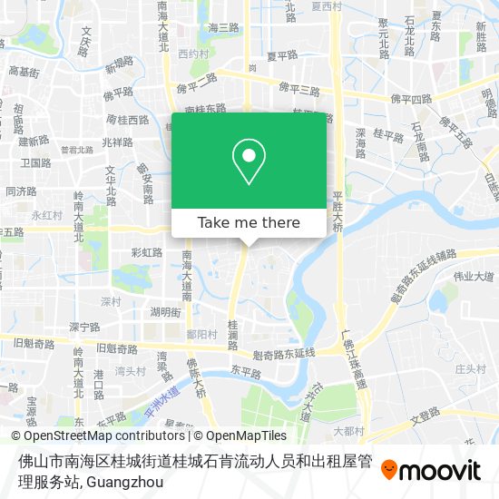 佛山市南海区桂城街道桂城石肯流动人员和出租屋管理服务站 map