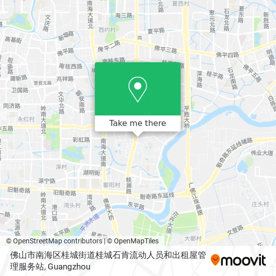 佛山市南海区桂城街道桂城石肯流动人员和出租屋管理服务站 map