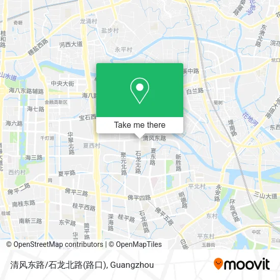 清风东路/石龙北路(路口) map