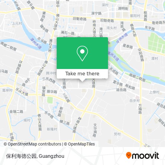 保利海德公园 map