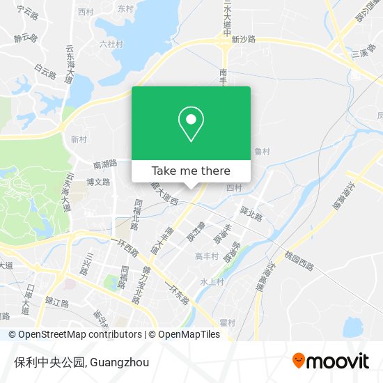 保利中央公园 map