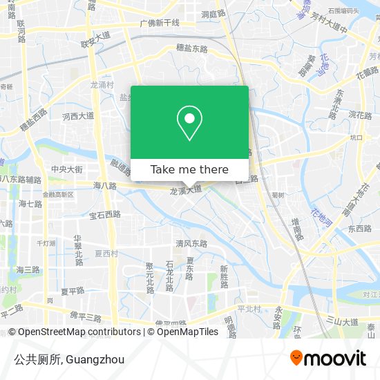公共厕所 map