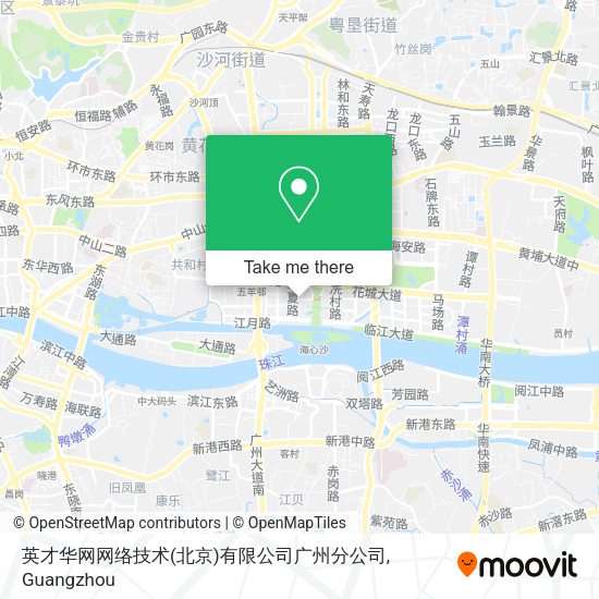 英才华网网络技术(北京)有限公司广州分公司 map