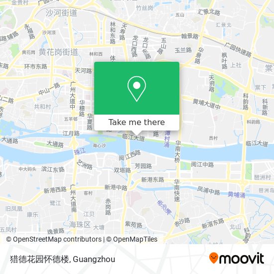 猎德花园怀德楼 map