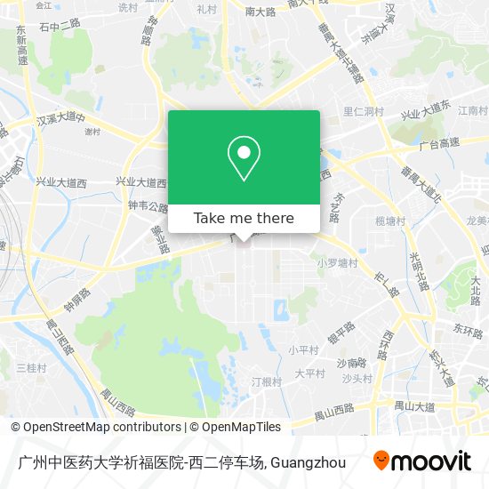 广州中医药大学祈福医院-西二停车场 map