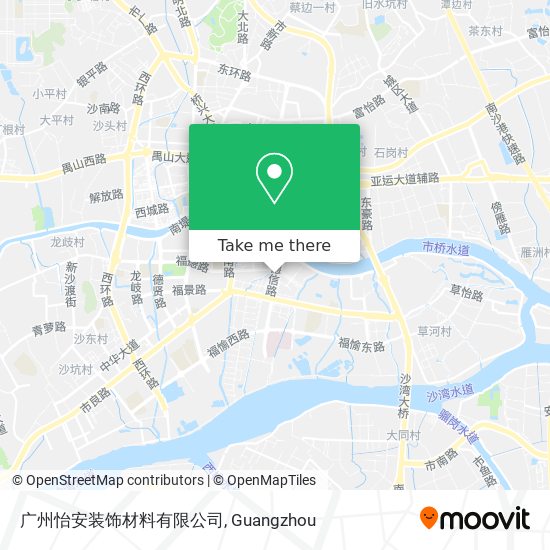 广州怡安装饰材料有限公司 map