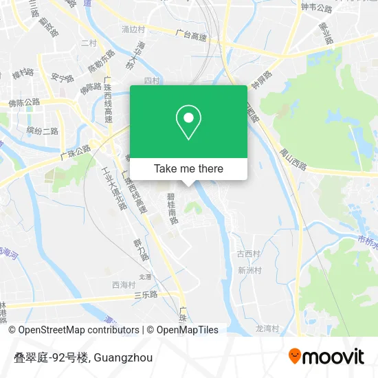 叠翠庭-92号楼 map