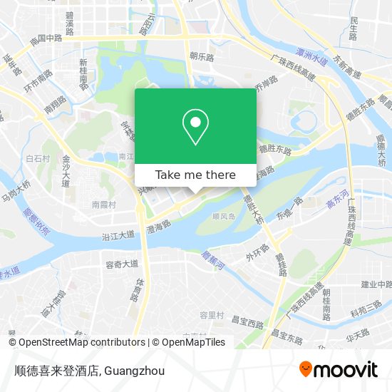 顺德喜来登酒店 map