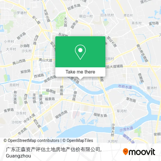 广东正森资产评估土地房地产估价有限公司 map