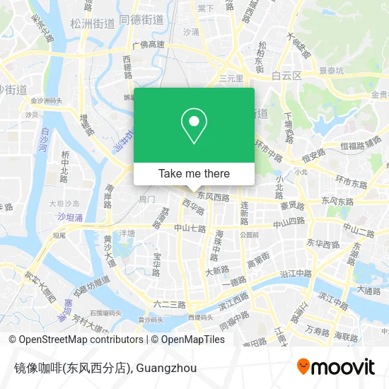 镜像咖啡(东风西分店) map
