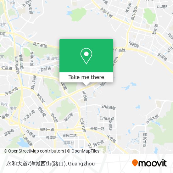 永和大道/洋城西街(路口) map