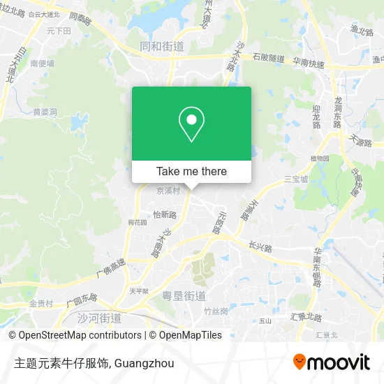 主题元素牛仔服饰 map