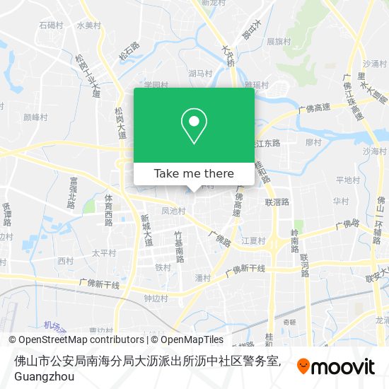 佛山市公安局南海分局大沥派出所沥中社区警务室 map