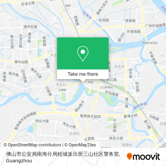 佛山市公安局南海分局桂城派出所三山社区警务室 map