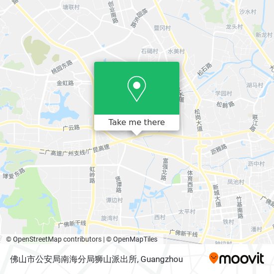 佛山市公安局南海分局狮山派出所 map