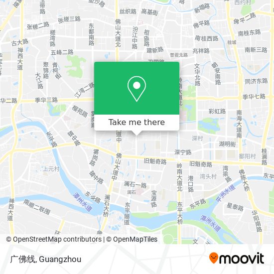 广佛线 map