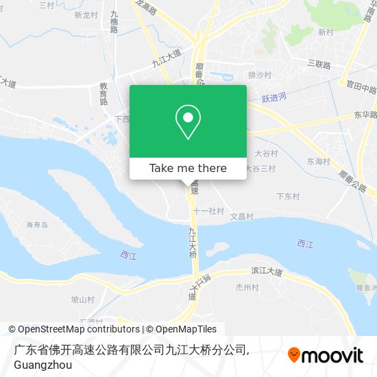广东省佛开高速公路有限公司九江大桥分公司 map