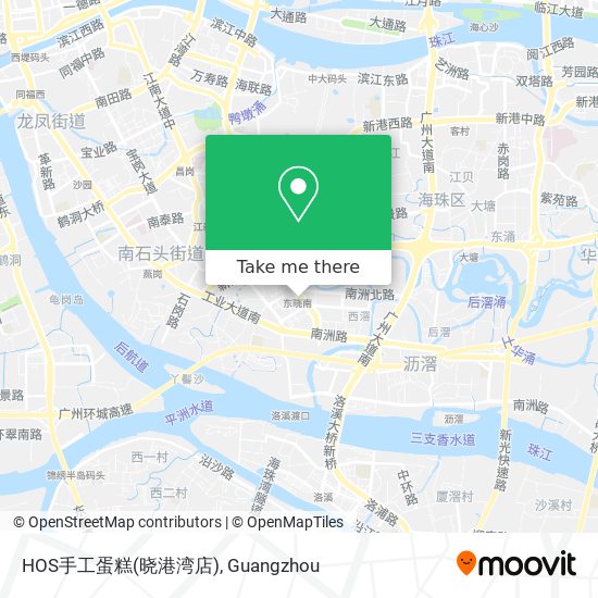 HOS手工蛋糕(晓港湾店) map