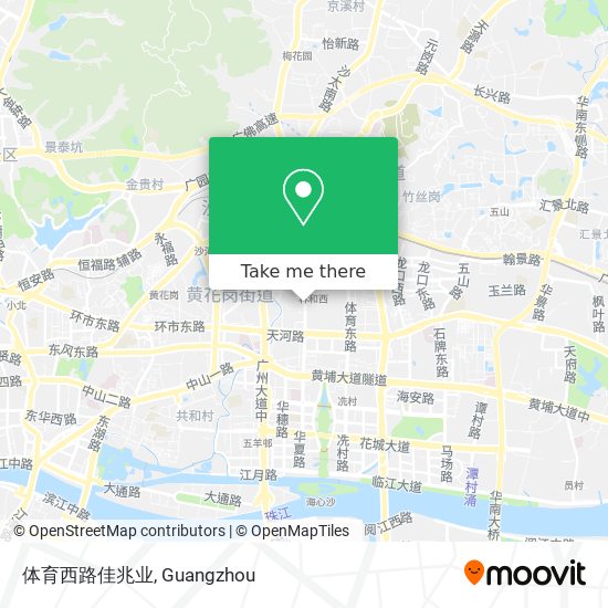 体育西路佳兆业 map
