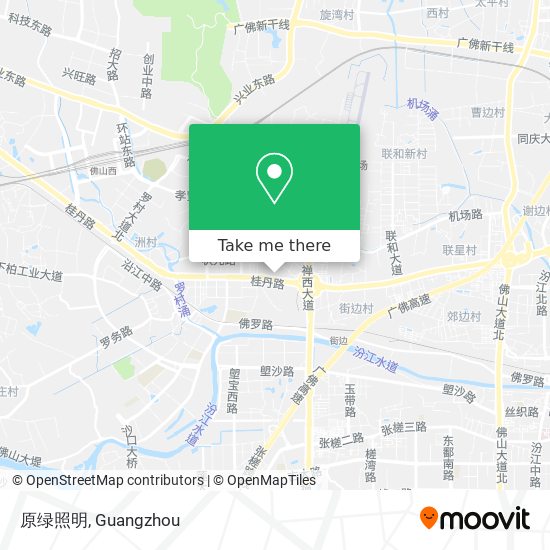 原绿照明 map