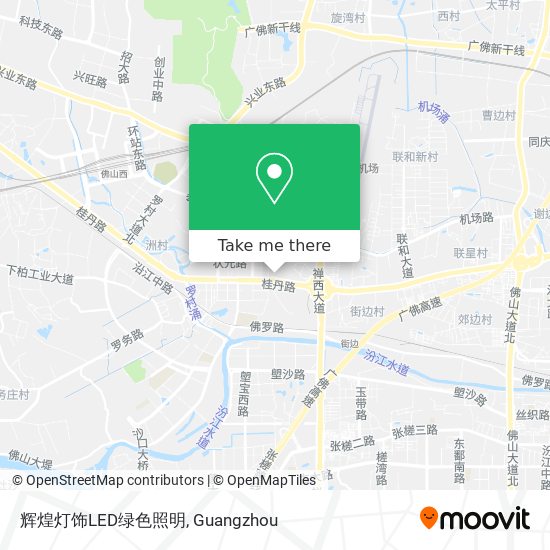辉煌灯饰LED绿色照明 map