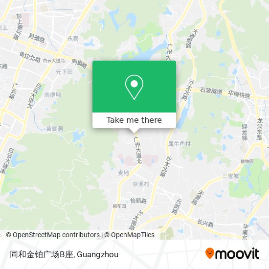 同和金铂广场B座 map