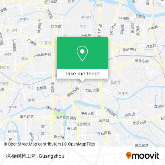 徕福钢构工程 map