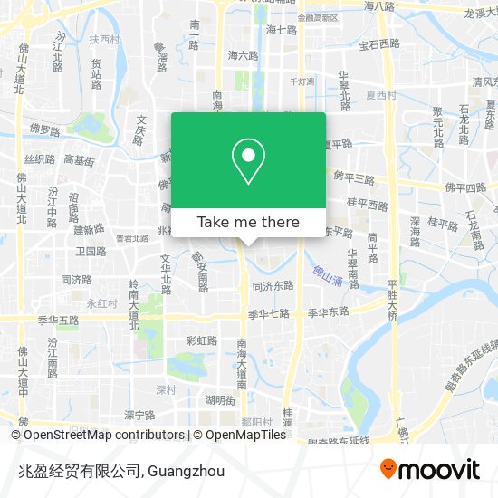 兆盈经贸有限公司 map